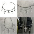thumbnail image 1 of AOOOWER Unisex Punk Cross Chain for Pants Hip Hop Trousers Jeans Chains for Wallet Keys, 1 of 7