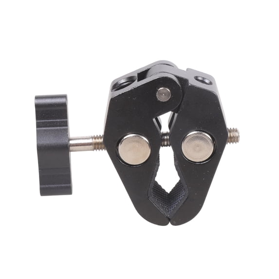 AOOOWER Universal Camera Clamp 1/4 3/8 Thread Screw Mounts Aluminum Alloy For Tripods