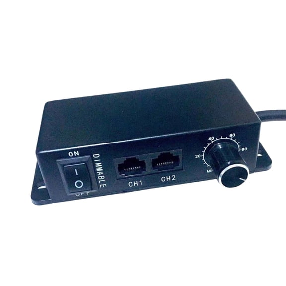AOOOWER Universal Rotary Dimmer Controller Adjustable Dimmer for 0 to 10V Grow Lights