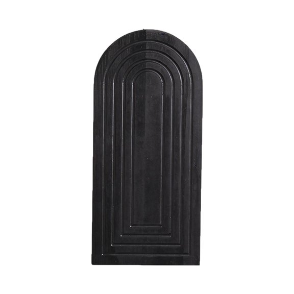 AOOOWER Versatile Black Wood Wall Mounted Rack Wall Organizers For Creative Homes Styling