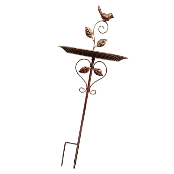AOOOWER Vintage Iron Planter Bird Feeder Suitable For Outdoor Balcony Garden Decoration Rust Resistant Design With Drainage Hole