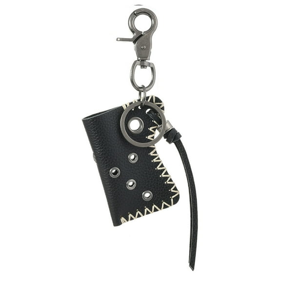 AOOOWER Vintage Leather Lighter Case Keychain Holder Accessory for Stylish Individuals