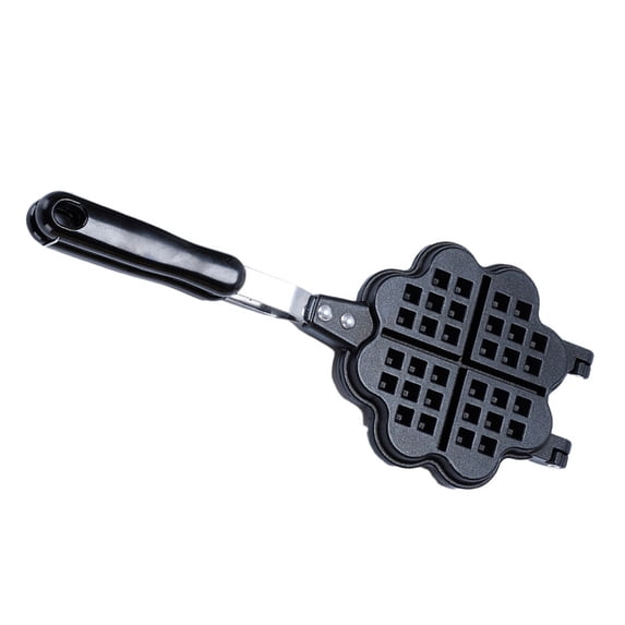 AOOOWER Waffle Pan Waffle Maker Non-stick Cake Bakeware Flower Shaped Kitchen DIY Dessert Cooking Pan Aluminum Alloy Material