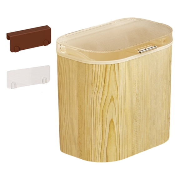 AOOOWER Wall Mounted Trash Can Easy Installation for Homes Kitchen Cupboard and Bathroom