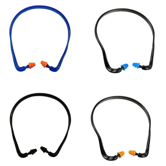 AOOOWER Washable Earplug Headset With Comfortable TPE Noise Isolating For Office Travel Sleeping with Head Band Design 4PCS