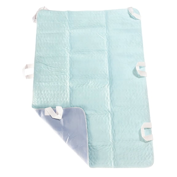 AOOOWER Washable Positioning Bed Pad with Handles For Incontinence Reusable Underpad Absorbent Waterproof for Elderly Bedridden