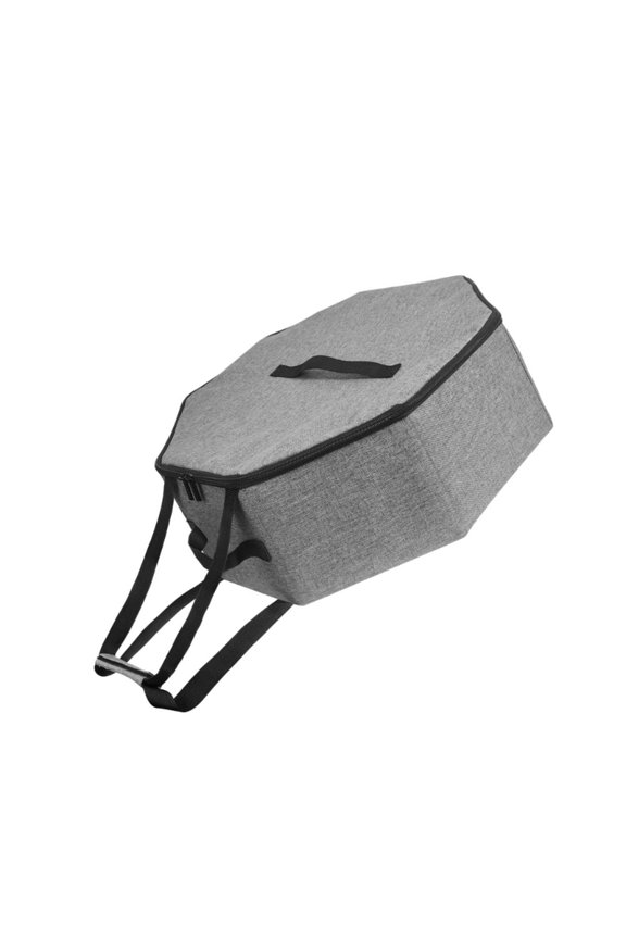 Waterproof Hat Storage Bag Polyester Carrying Case Foldable Spacious Caps Organizer with Zippered Lid and Handle