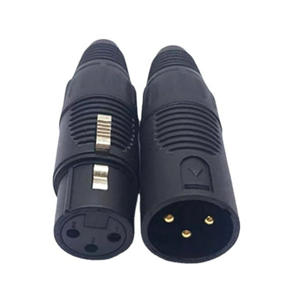 AOOOWER Wearproof 3Pin XLR Connector 3 Pin Male Female Jack Plug for E-bike Audio Cable
