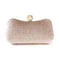 thumbnail image 1 of AOOOWER Women Evening Shoulder Bag Bridal Velvet Clutch Party Prom Wedding Crossbody Handbag Purse, 1 of 14