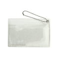 thumbnail image 1 of AOOOWER Women PVC Clear Jelly Bag Mini Money Wallet Card Holder Handhold, 1 of 16