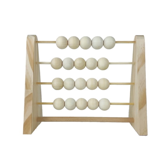 AOOOWER Wooden Abacus Baby Early Learning Educational Toys For Baby Kids-Room Decoration