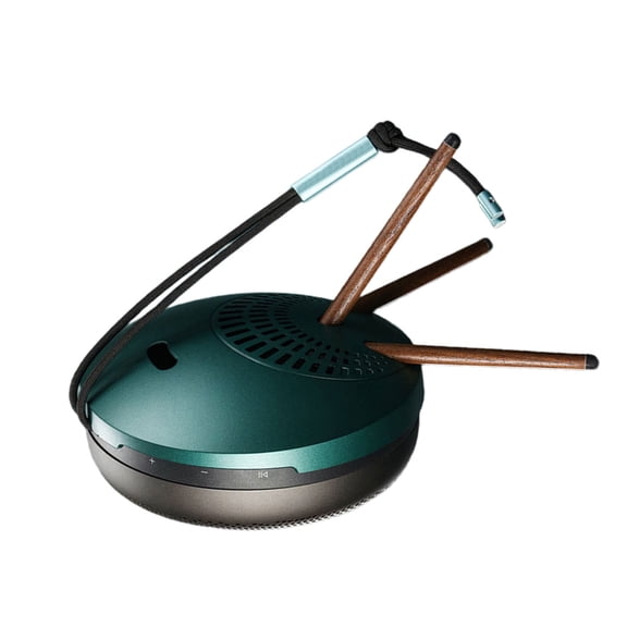 AOOOWER Wooden Desktop Speaker Stand for 2nd Enhances Acoustics Performances And Stable Placement