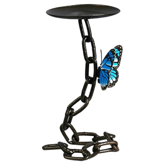 AOOOWER Wrought Iron Butterfly Candle Holder Candlestick Metal Candle Holder Candelabrat