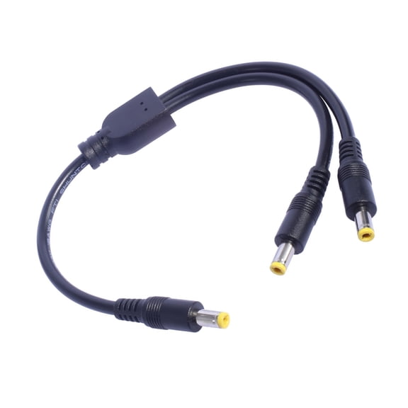 AOOOWER Y Splitter Power Cable 18AWG 5.5x2.5mm 5.5x2.1mm Male to Male Splitter Cable