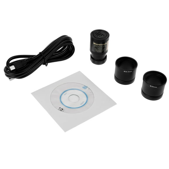 AOOOWER for HD CMOS 2.0MP USB Electronic Eyepiece Microscope Camera Mounting Size 23.2mm with Ring Adapters 30mm 30.5mm