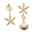 thumbnail image 1 of AOOOWER for Shell Earrings - Seashell Dangle Earrings Beach Earrings Gifts Starfish Conch for Shell Earrings in Holiday Hypoalle, 1 of 9