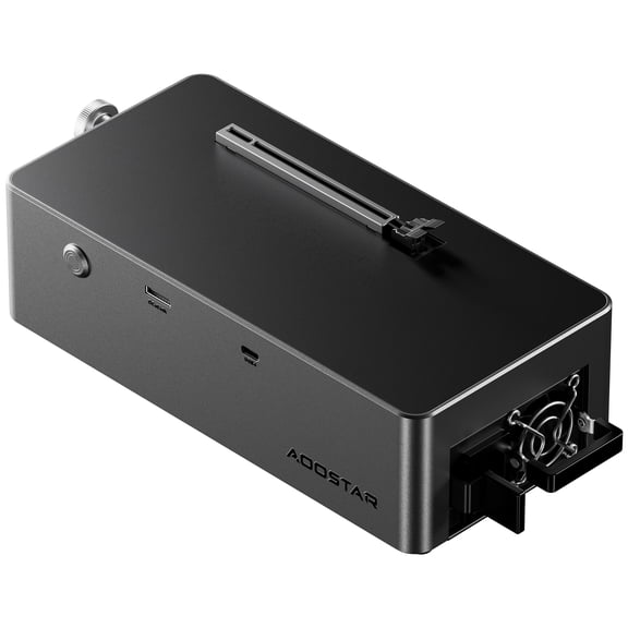 AOOSTAR AG02 External GPU Dock with 800W PSU, OCuLink 64Gbps & USB4 Port, Supports Up to 600W GPU, 100W Reverse Charging, PCIe 4.0 x4 eGPU Enclosure for Windows 11 Laptop and Mini PC
