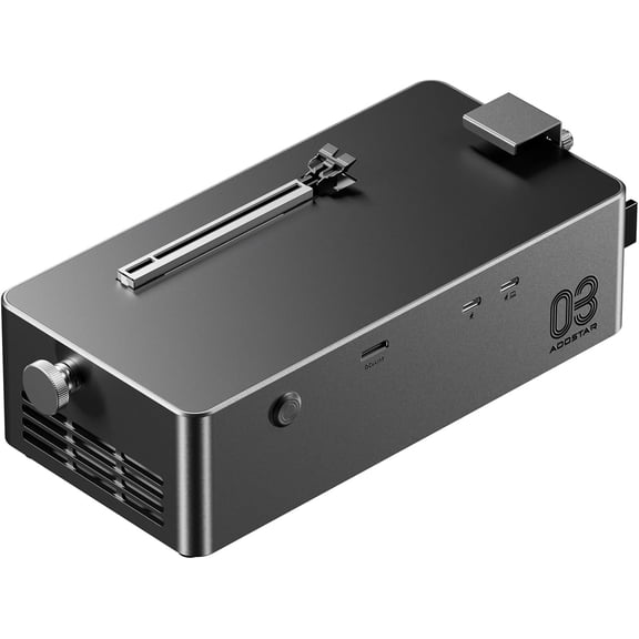 AOOSTAR AG03 EGPU Docking Station, with OCuLink & Dual Thunderbolt 5 (80Gbps), Built-in 800W Power Supply, Supports Up to 500W Mainstream NVIDIA and AMD Graphics Cards, PCIe 4.0 x4, 140W PD