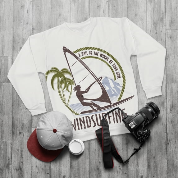 AOP Unisex Sweatshirt Windsurfing