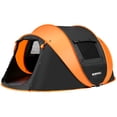 thumbnail image 1 of AOPEC Pop Up Camping Tent, 2/4/6 Person Instant Tent Waterproof PU4500mm, Spacious Ventilated Camping Tent with Front Porch, Quick Setup Lightweight Portable for Outdoor Camping Hiking Beach, 1 of 7