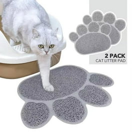 Drymate Jumbo Cat Litter Mat - 100% Phthalate and BPA Free; Machine  Washable; Soft on Paws - Sky Grey