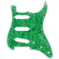 thumbnail image 1 of SPRING 11 Holes Colorful Celluloid Guitar Pickguard Scratch Plate for Strat Guitars SSS Green Pearl, 1 of 4