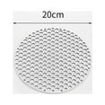 thumbnail image 1 of AOQIANLAN 18-30CM Diameter Stainless Steel 304 Round BBQ Charcoal Grate Barbecue Grill With Cellular Holes Grid Mesh Net Barbecue Rack 20CM, 1 of 9