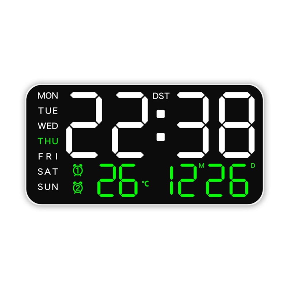 Time Clock Computer Stand AOQIANLAN Electronic Alarm Clock Multifunctional Hanging Stand Dual Use ...