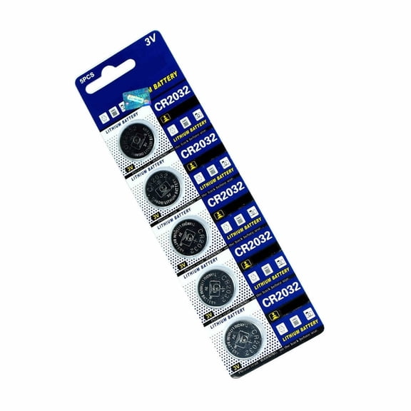 AOR Power 3 Volt Lithium CR2032 Coin Battery, 5 Pack