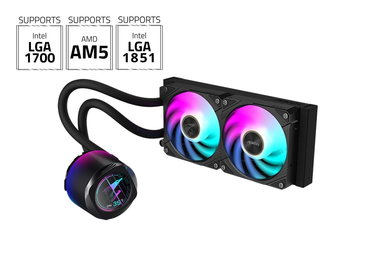 Gigabyte Technology AORUSWATERFORCEXII240 CPU Liquid Cooler