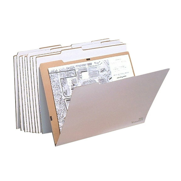 AOS Flat Storage File Folders - Stores Items Up to 18"x24" - Pack of 10
