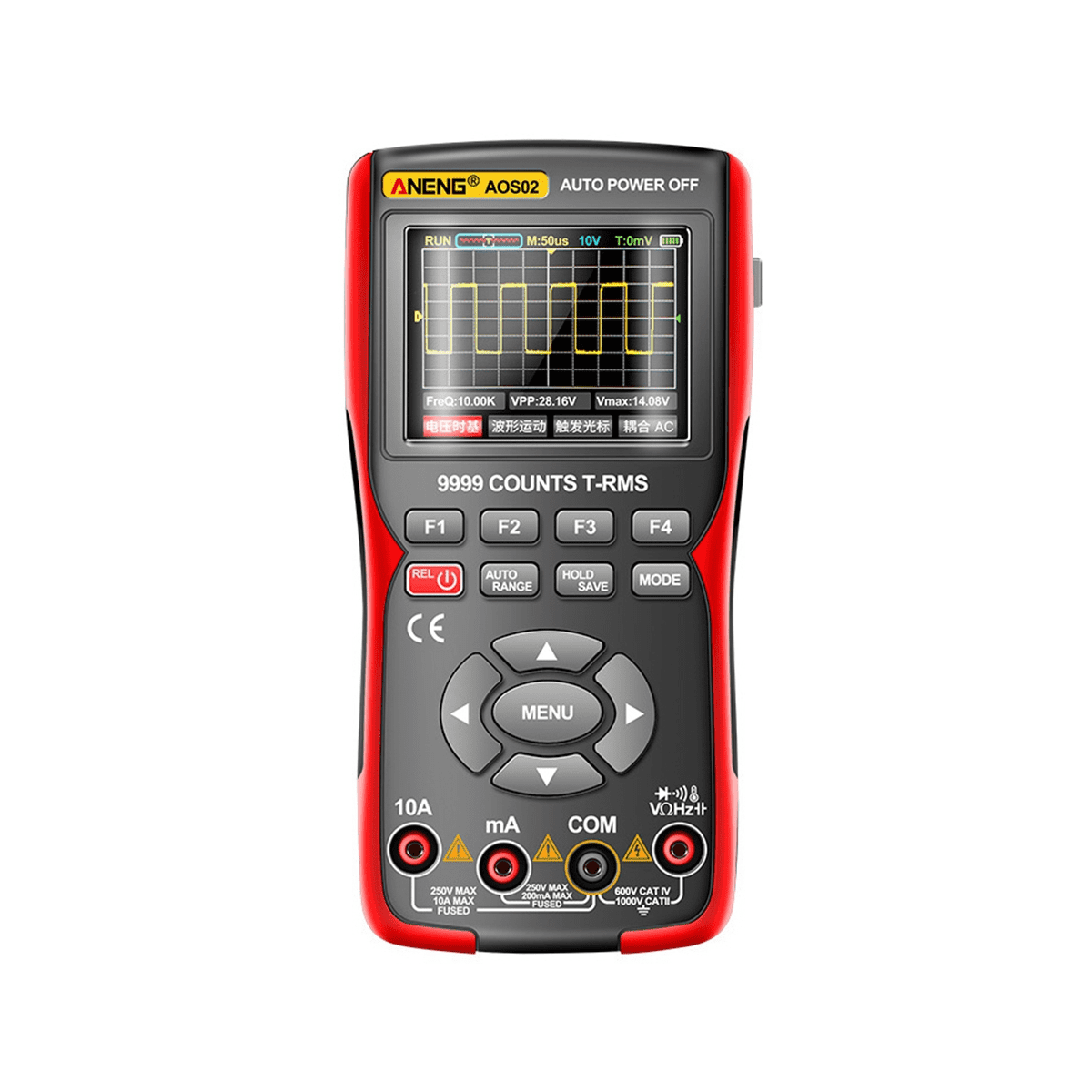 AOS02 2 in 1 Digital Oscilloscope Professional Transistor Test