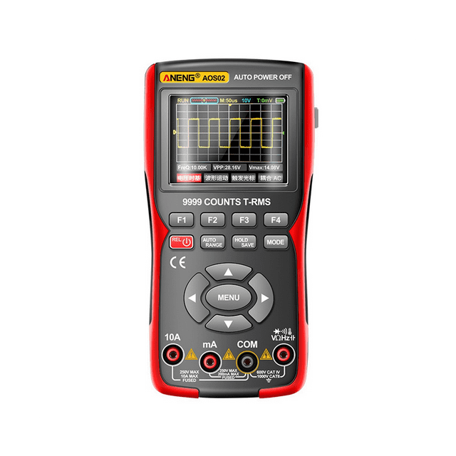 AOS02 2 in 1 Digital Oscilloscope Professional Transistor Test