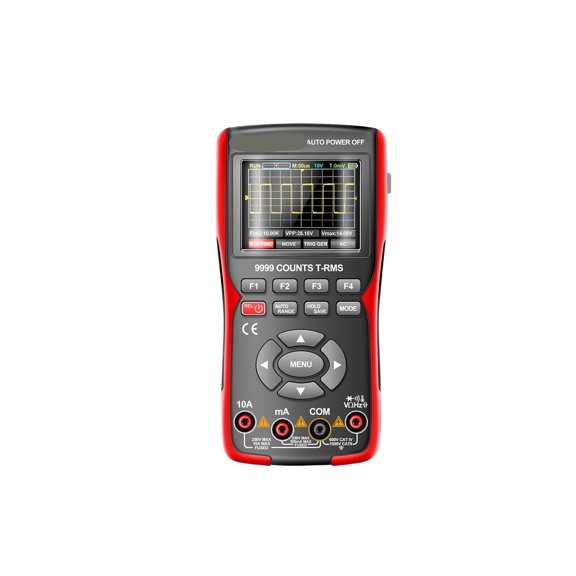 AOS02 48 10MHz Oscilloscope Multimeter Signal Generator Touch Screen
