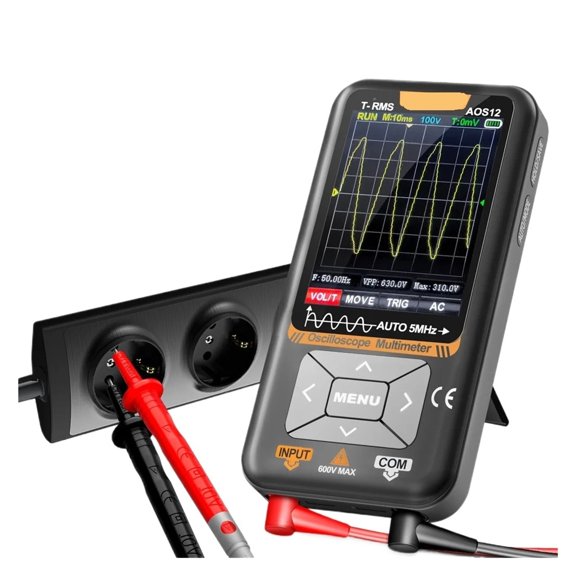 AOS12 48MSa/s 5MHz Oscilloscope Multimeter Signal Generator Touch Screen