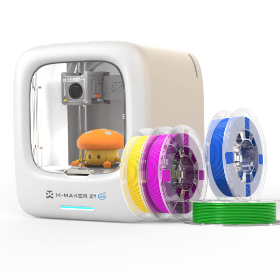 AOSEED 3D Printer Deal Pack for Kid (AI-Powered) with 4 PLA Filament ...