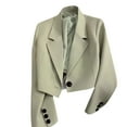 AOSFYTI Blazers for Womens Black Funeral Dresses for Womens Women's