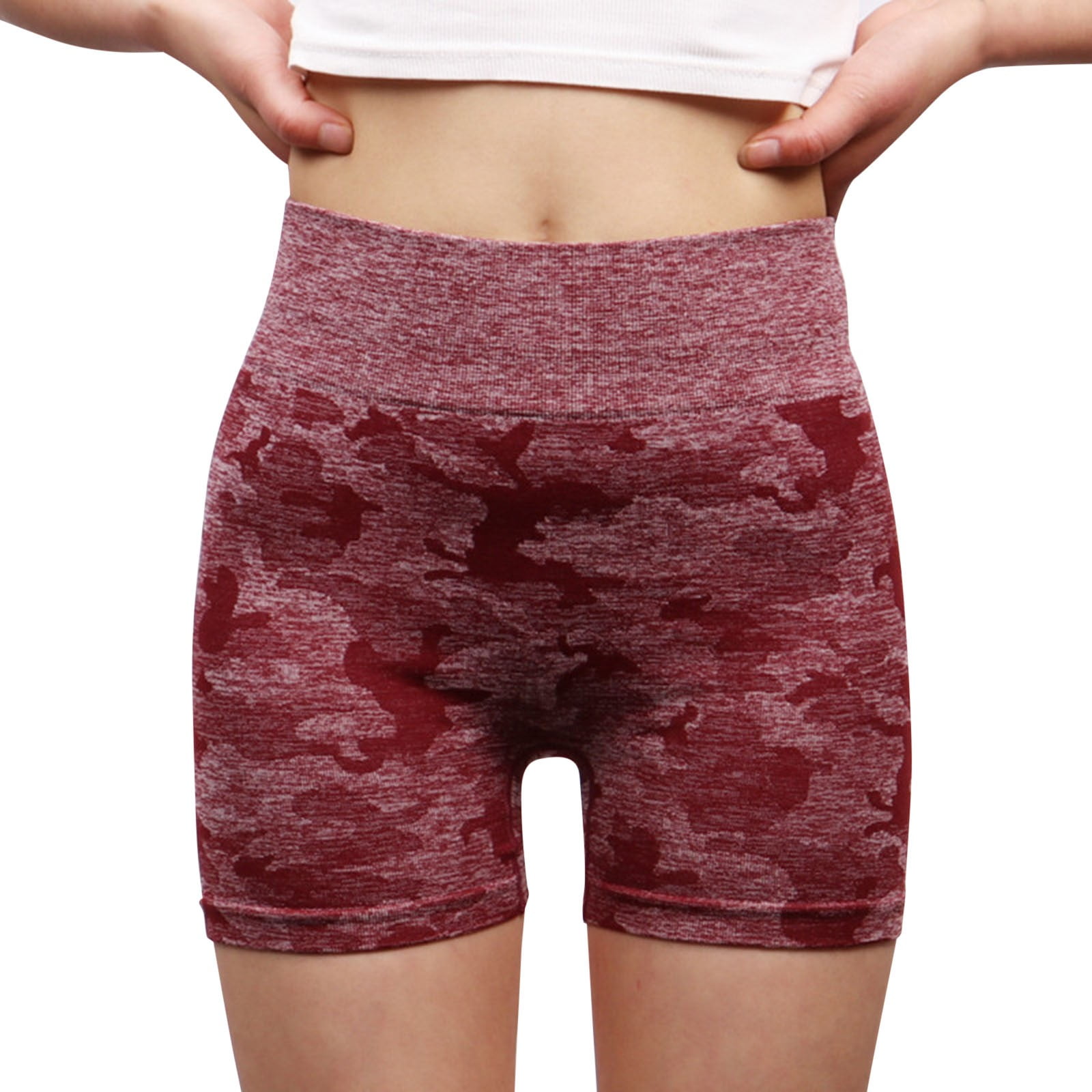 AOSFYTI Danskin Shorts for Women High Waisted Shorts Plus Size Ladies Cargo Pants Shorts Loose