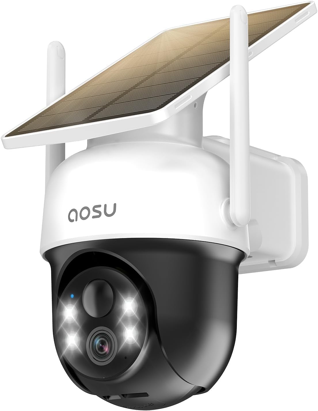 AOSU 2K Solar Security Camera, 360Â° Panoramic View, Human