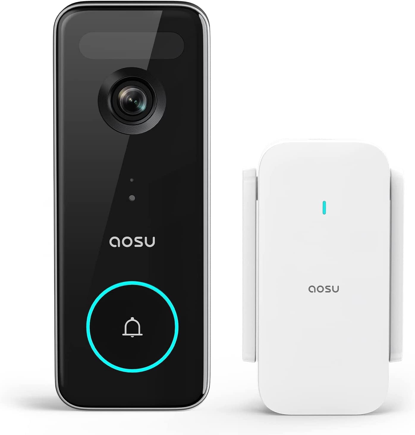 BOIFUN 2K Wireless Doorbell Camera – 180° Head-to-Toe View, No Subscription, Smart AI Detection