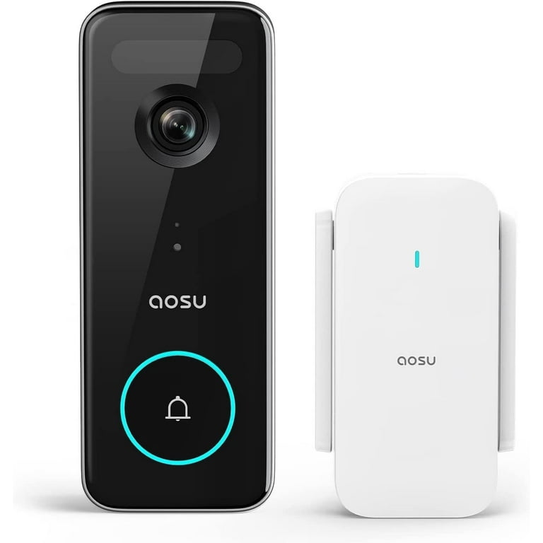 AOSU 5MP Wireless Doorbell Camera, Video Doorbell with No