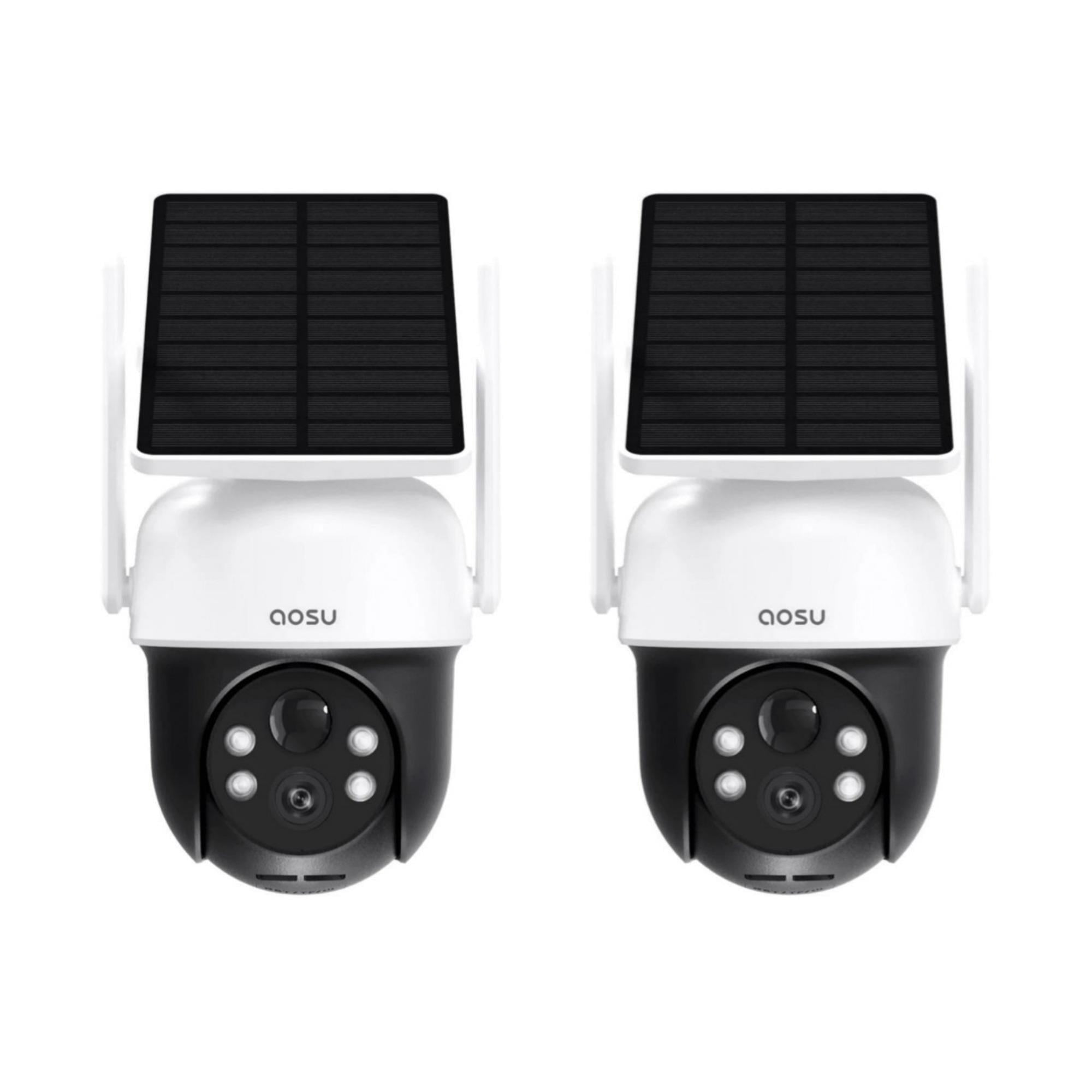 AOSU SolarCam D1 Classic 2K Wireless Camera Black and White Camera 