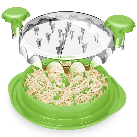 AOSULI Chicken Shredder machine,Separate and tear meat mincing machine transparent cover,Green