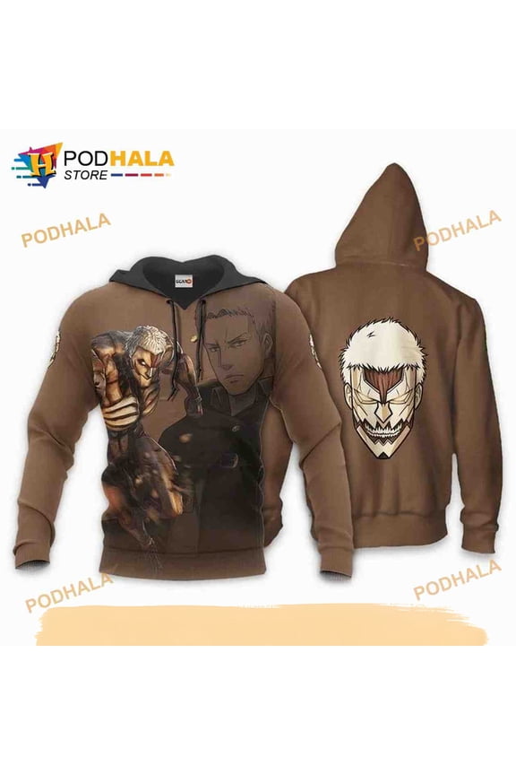 AOT Armored Titan Attack On Titan Anime Manga 3D Hoodie