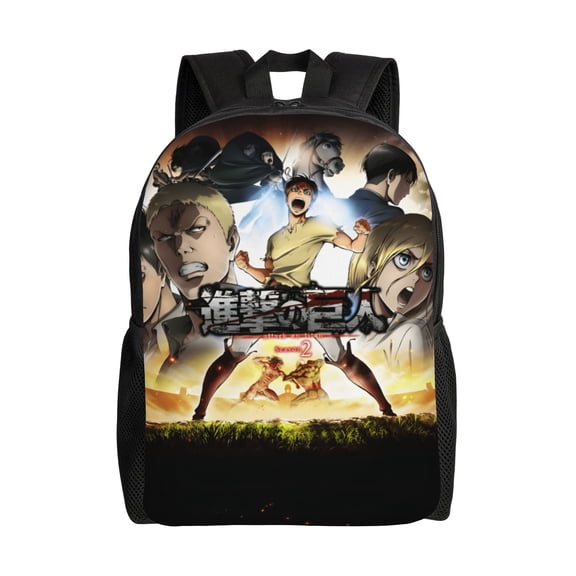 AOT Theme Backpack lightweight and durable laptop bag stylish 3D-print backpack