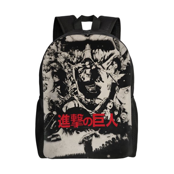 AOT Theme Backpack lightweight and durable laptop bag stylish 3D-print backpack