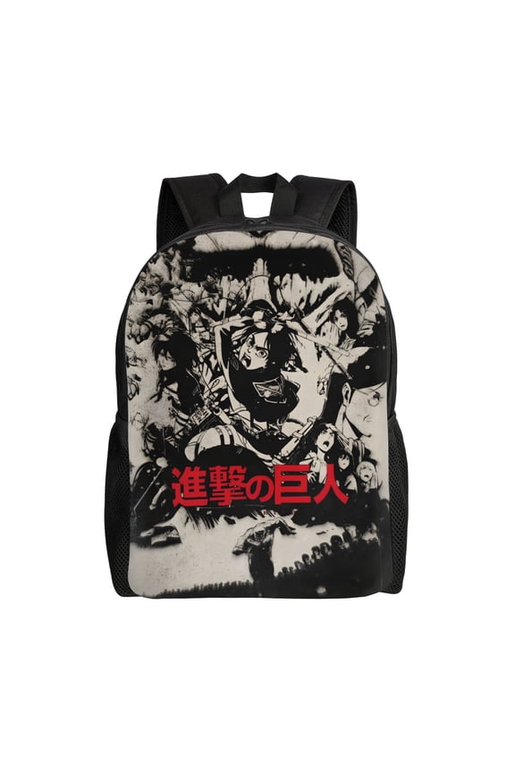 AOT Theme Backpack lightweight and durable laptop bag stylish 3D-print backpack