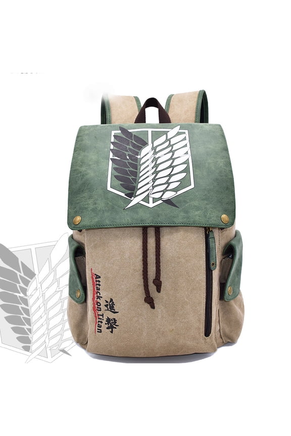 AOT Theme Backpack lightweight and durable laptop bag stylish 3D-print backpack