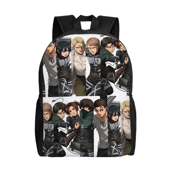 AOT Theme Backpack lightweight and durable laptop bag stylish 3D-print backpack