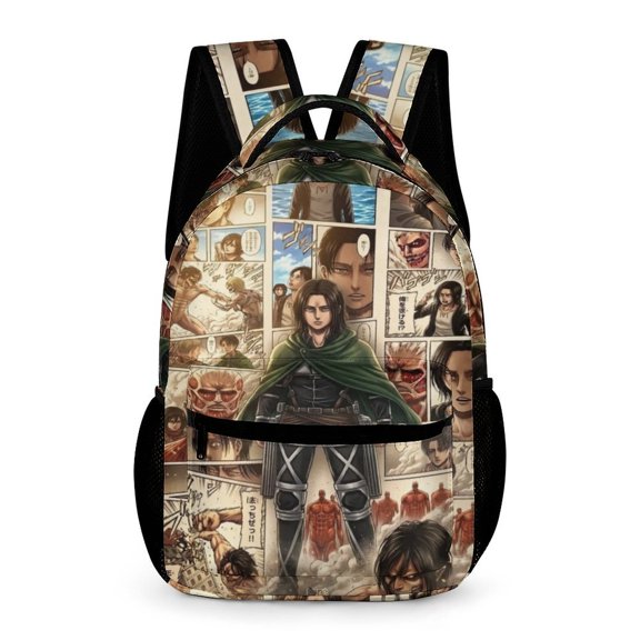 AOT Theme Backpack lightweight and durable laptop bag stylish 3D-print backpack